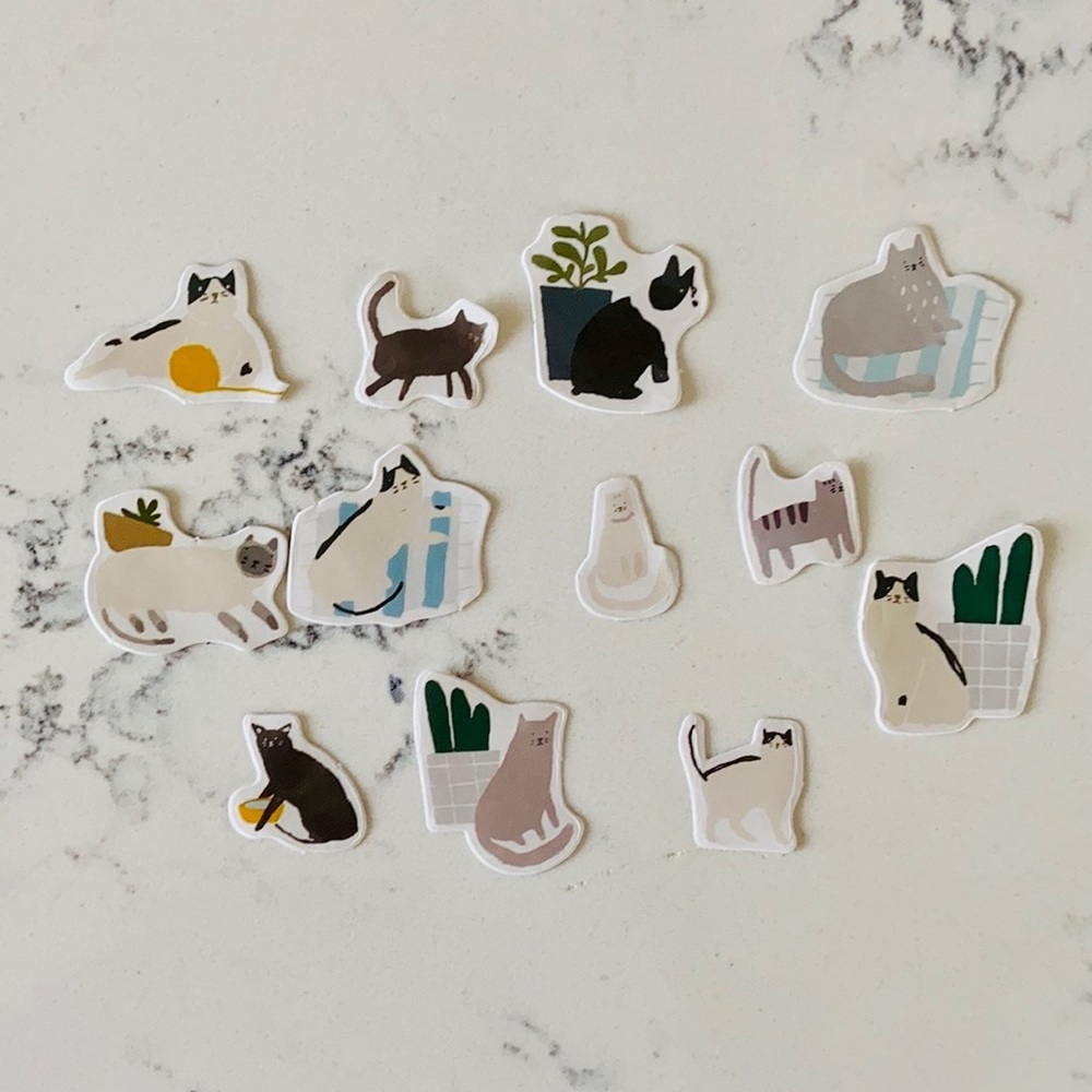 50 Minimalist Random Pattern Stickers - Picture 2 of 5
